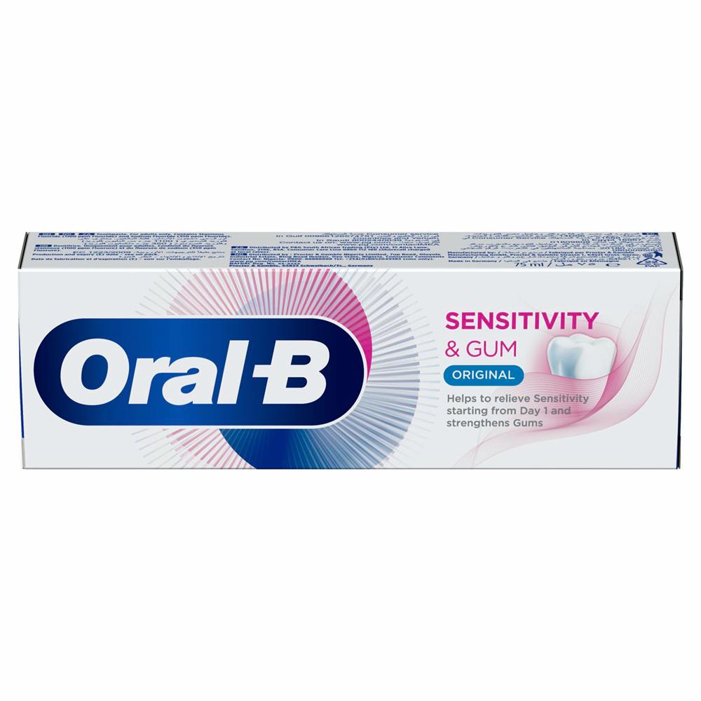 Back Image for Oral-B Sensitivity & Gum Original Toothpaste 75ml
