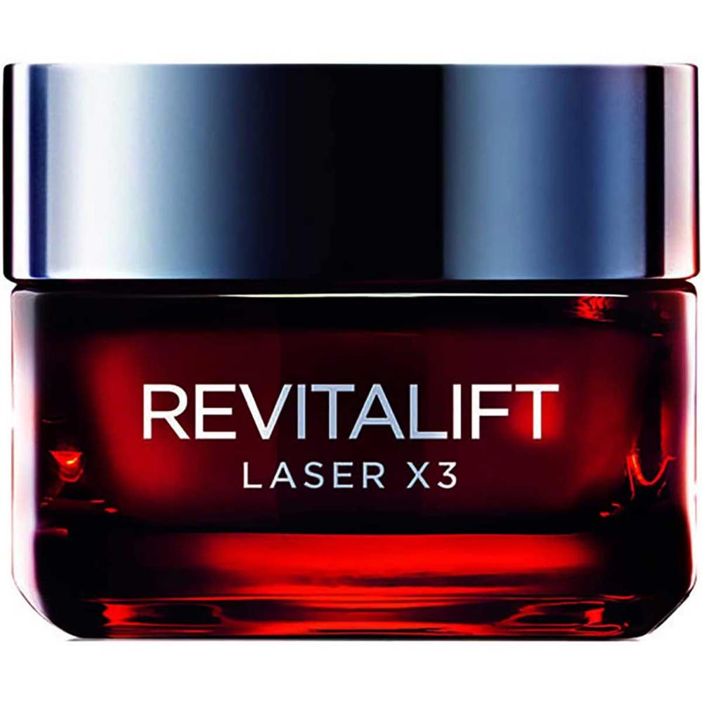 Back Image for L'Oreal Paris Revitalift Laser X3 Anti-Aging Day Cream with Hyaluronic Acid and Concentrated Pro-Xylane 50ml