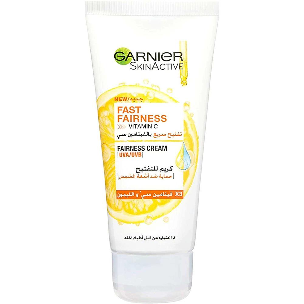 Back Image for Garnier SkinActive Fast Bright Day Cream with 3x Vitamin C and Lemon 50ml