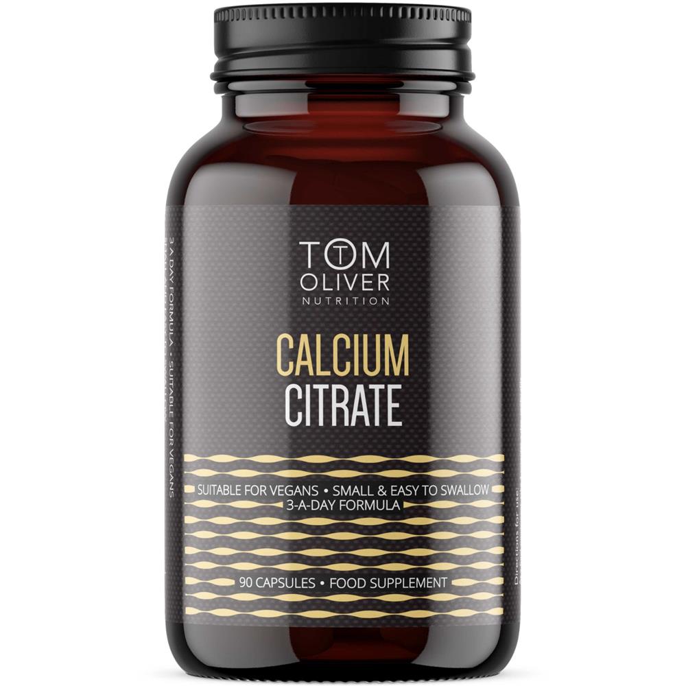 Back Image for Tom Oliver Calcium Citrate Capsules 90's