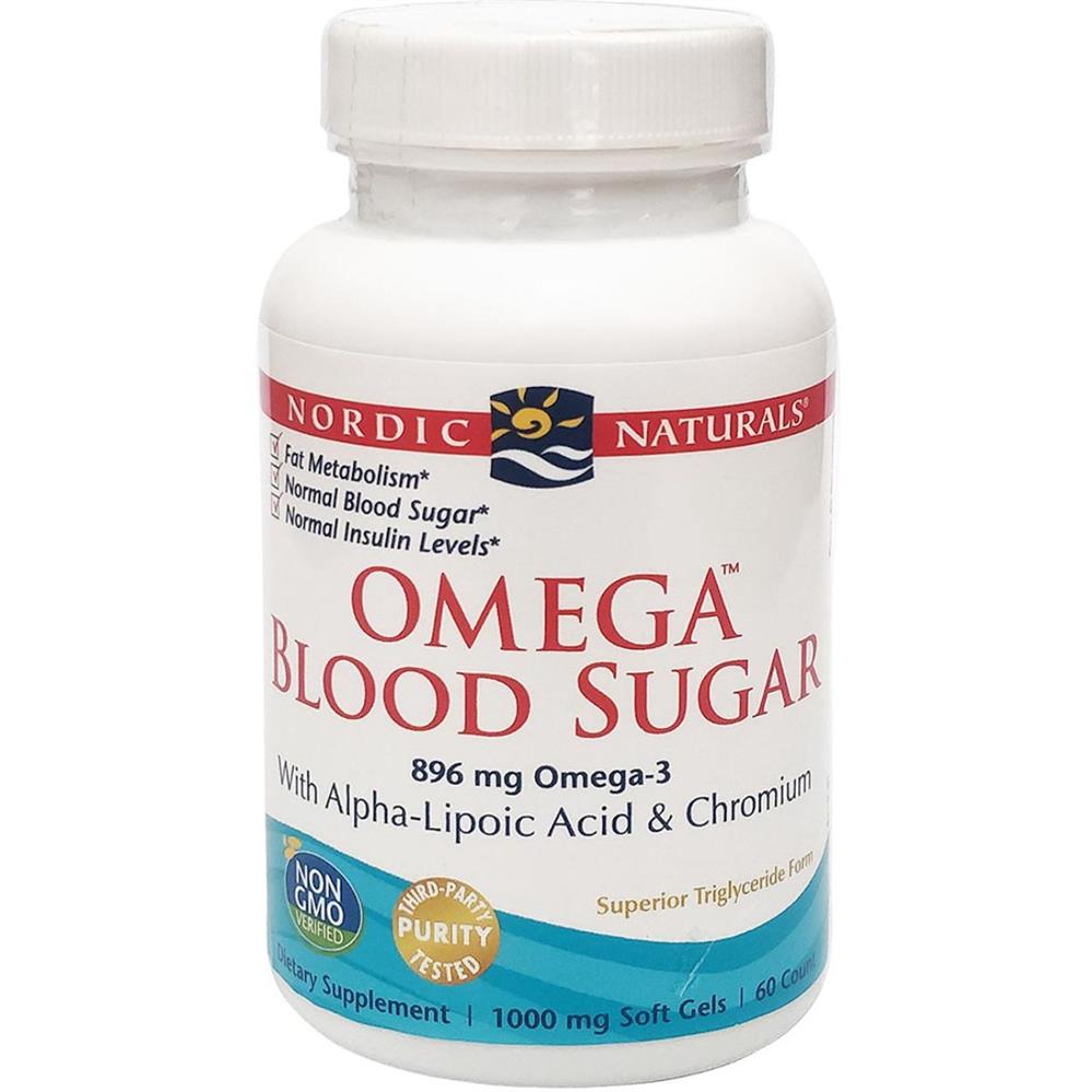 Nordic Naturals Omega Blood Sugar Softgels 60's