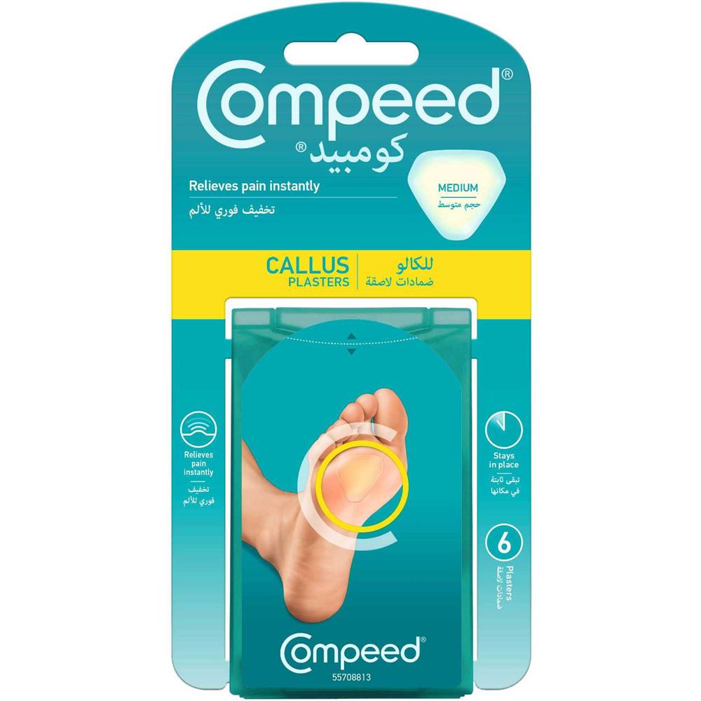 Compeed Callus Plasters Medium, Pack of 6's