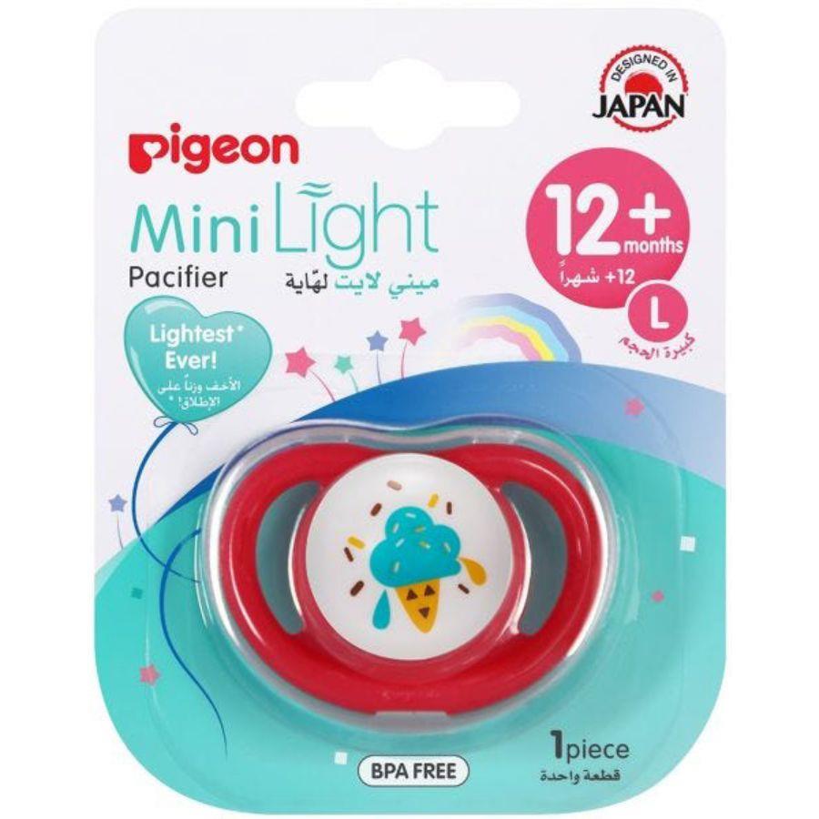 Buy Pigeon Mini Light Pacifier Girl 12+ Large Online in the UAE
