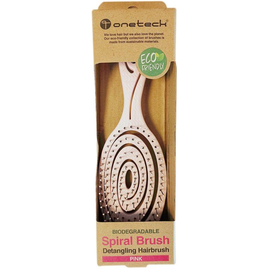 Back Image for Onetech Hair Brush Pink