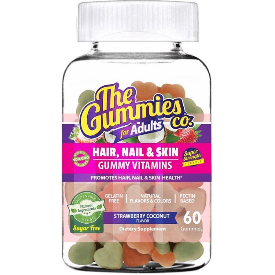 حبوب المضغ The Gummies فيتامين الشعر والأظافر والبشرة للبالغين من شركة ذا جاميز 60 قرص
