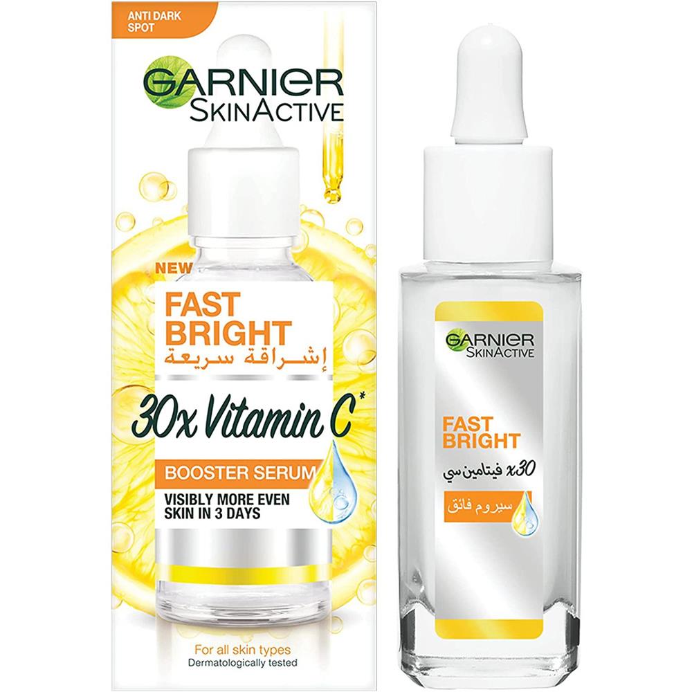 Back Image for Garnier Skin Active Fast Bright 30x Vitamin C Anti Dark Spot Serum 30ml