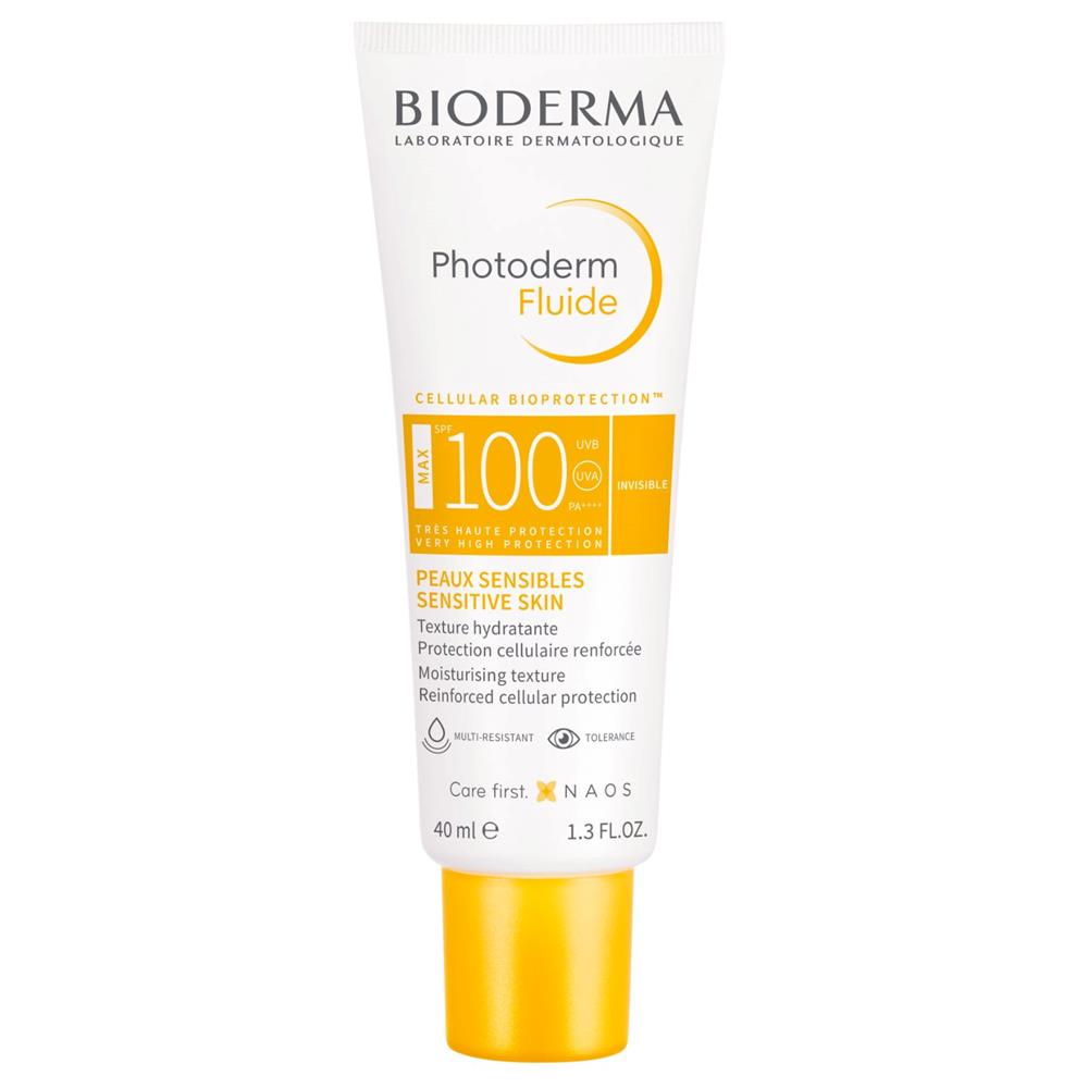 Back Image for Bioderma Photoderm Fluide MAX SPF100 Invisible Maximum Sensory Protection for Sensitive Skin 40ml