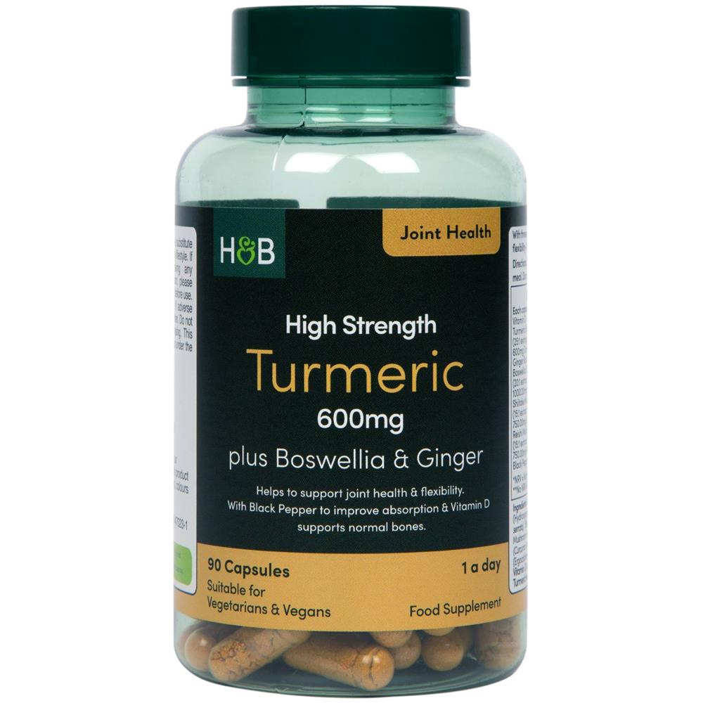 Buy Holland & Barrett High Strength Turmeric 600mg plus Boswellia