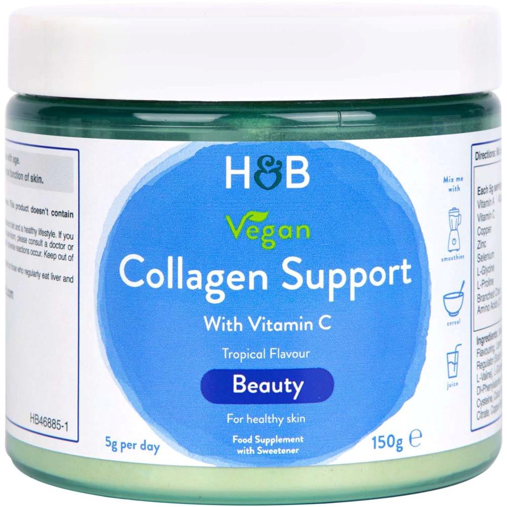 Back Image for Holland & Barrett Vegan Collagen Tropical Flavoured Powder 150g